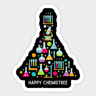 Happy chemistree Sticker